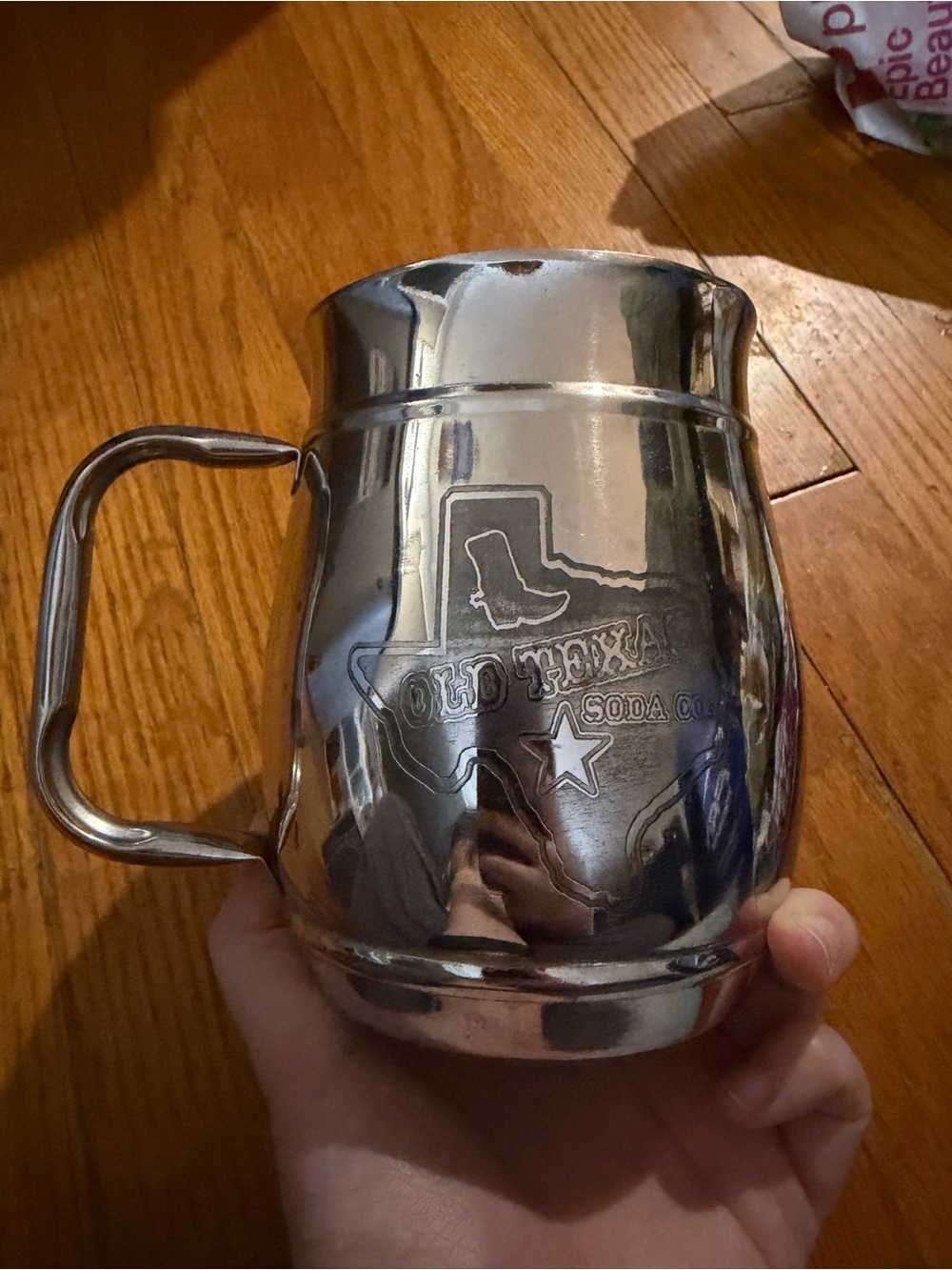 Old Texas Soda Co. Stainless Steel Mug - Silver
